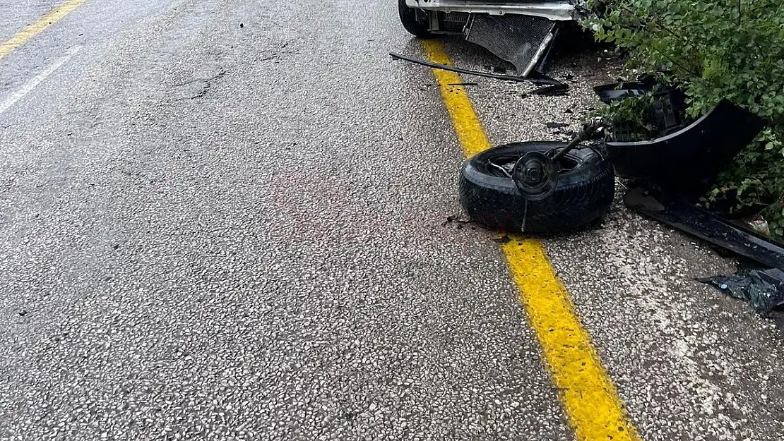 Trafik Kazasında 2 Kişi Yaralandı