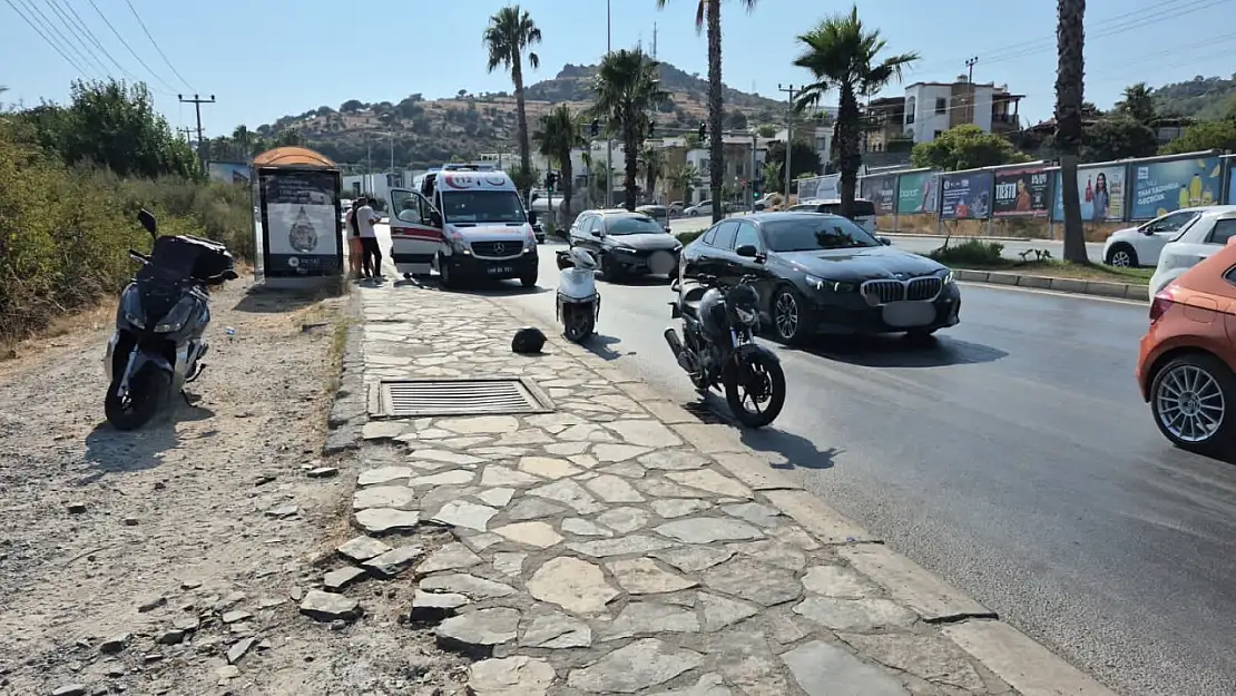 Trafikteki yoğunluk kazaya neden oldu