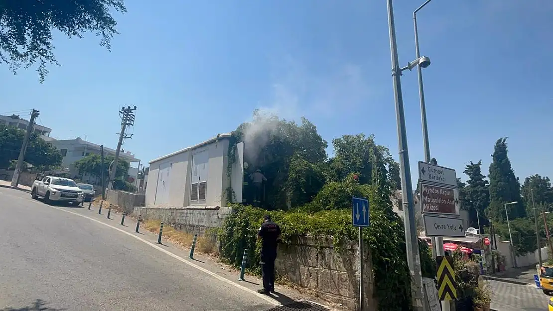Trafo Yangınında Çevredeki Elektrikli Aletlerde Maddi Hasar Meydana Geldi