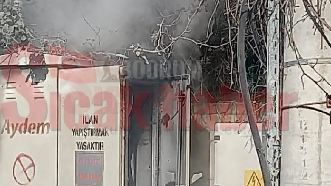 Trafodan Çıkan Yangın Korkuttu