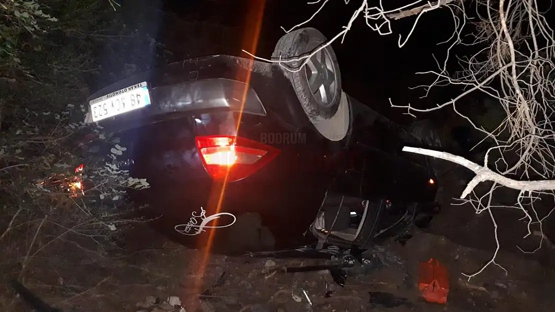 Uçuruma Yuvarlanan Araç'taki 4 Kişi Yaralandı