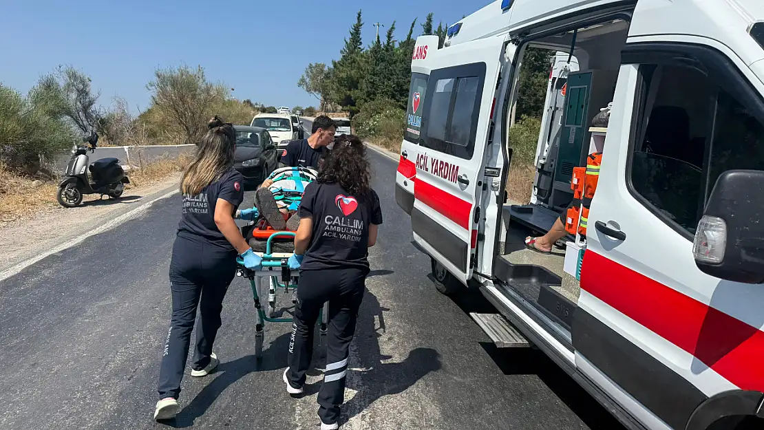 Yalıkavak yolunda zincirleme kaza ! 2 Kişi Yaralandı !
