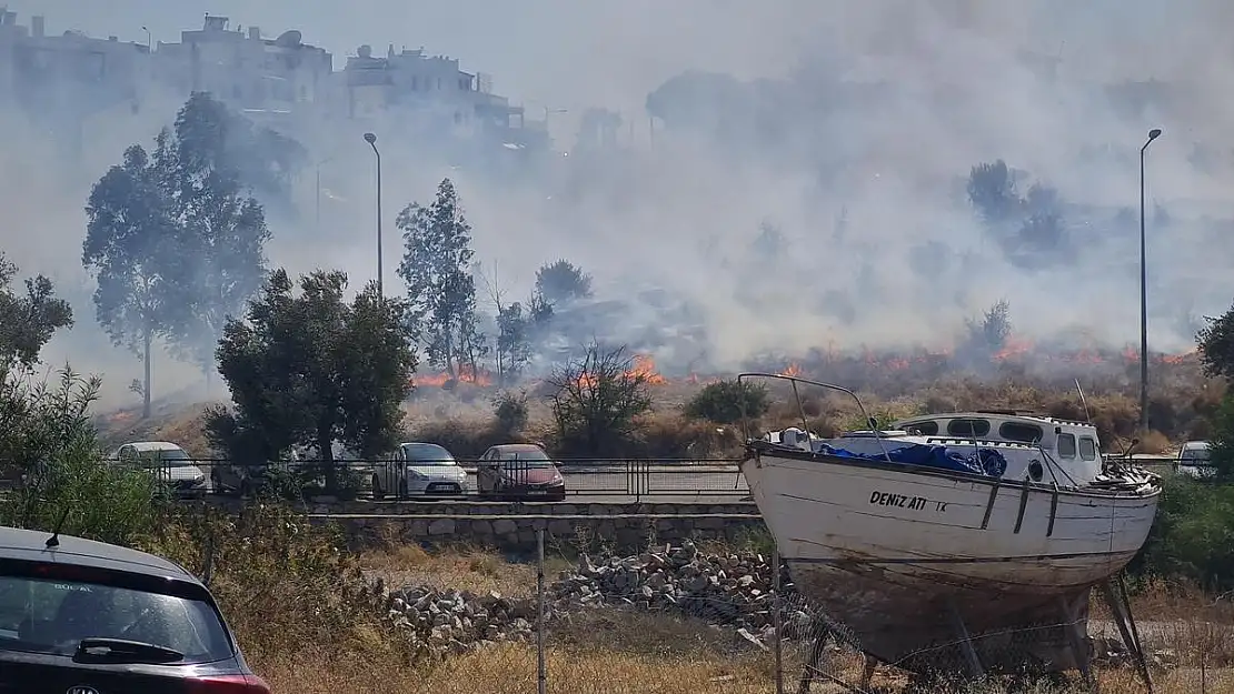 Yangın Kısa Süreli Paniğe Sebep Oldu