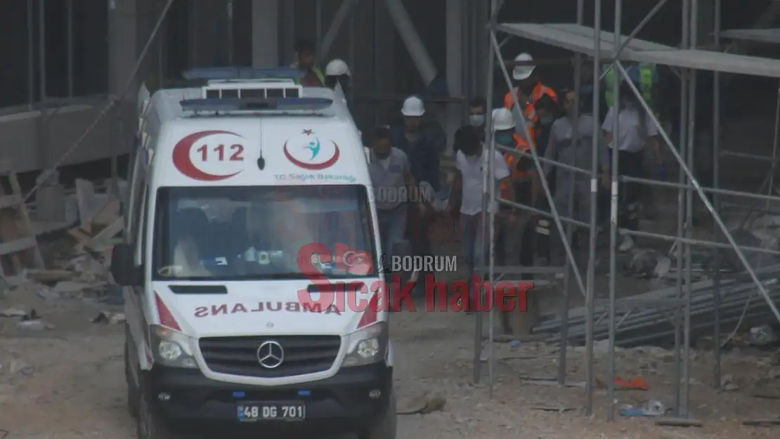 Yeni Devlet Hastanesi İnşaatında  İş Kazası