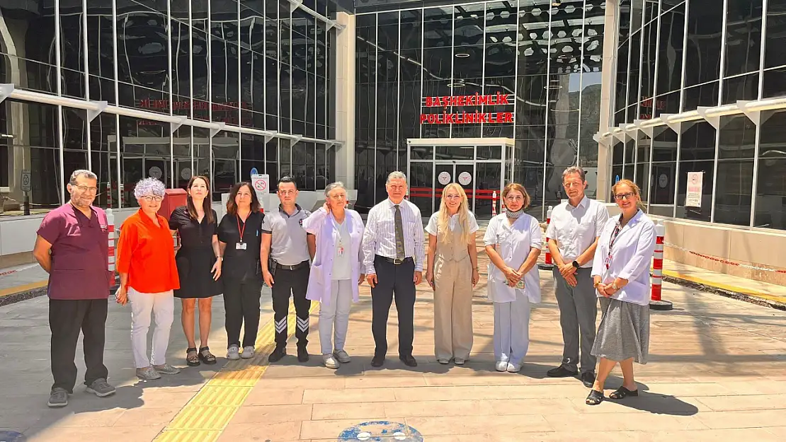 Yeni sağlık müdürü ilk haftasında beş kurum denetledi