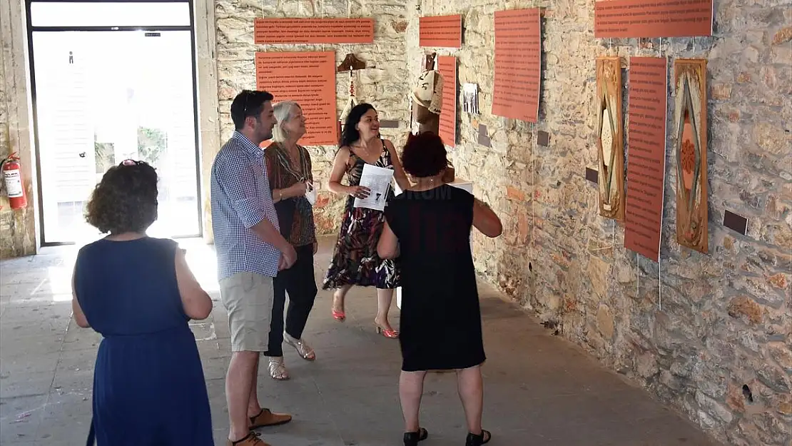 Yeni Zelanda'nın Ankara Büyükelçisi Wendy Hinton Bodrum'da sergi ziyaret etti
