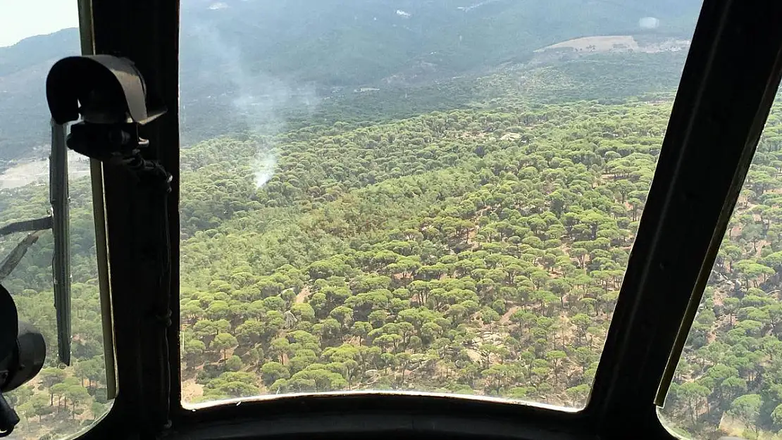 Yıldırım Kaynaklı Çıkan Yangın Büyümeden Söndürüldü