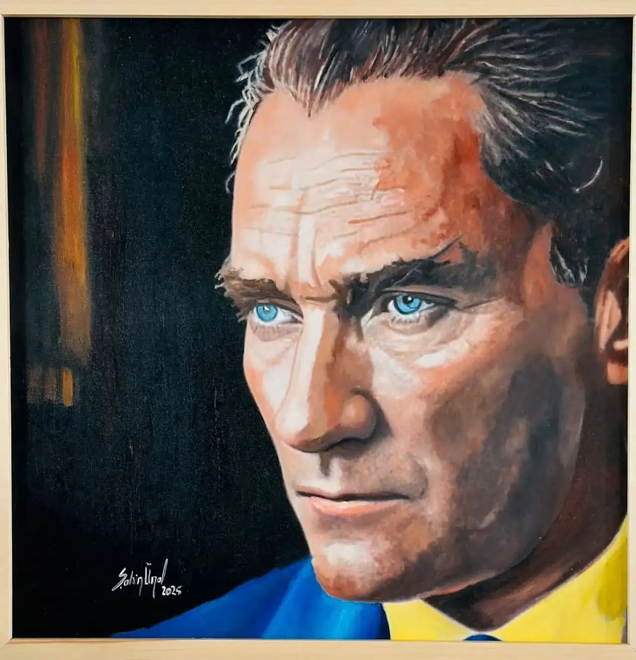 Atatürk temalı sergi sanatseverlerle buluştu