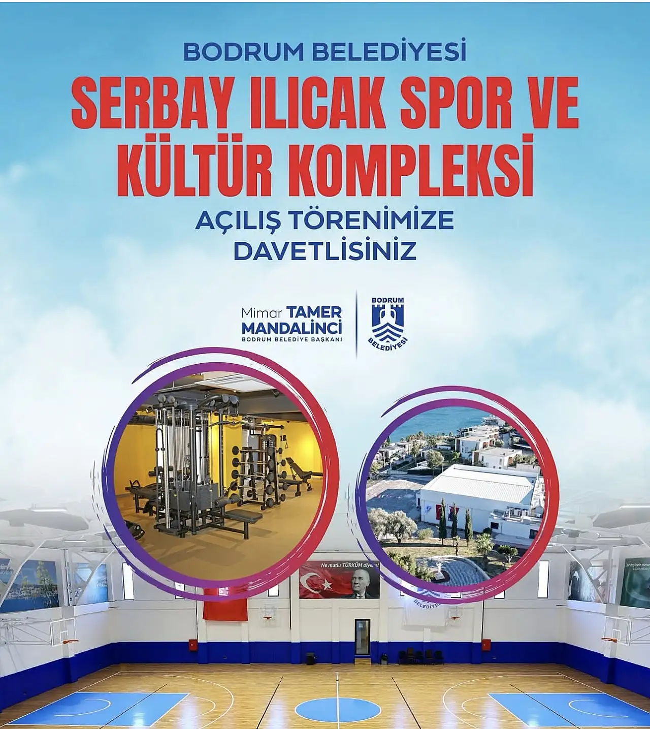 Serbay Ilıcak Spor ve Kültür Kompleksi açılıyor