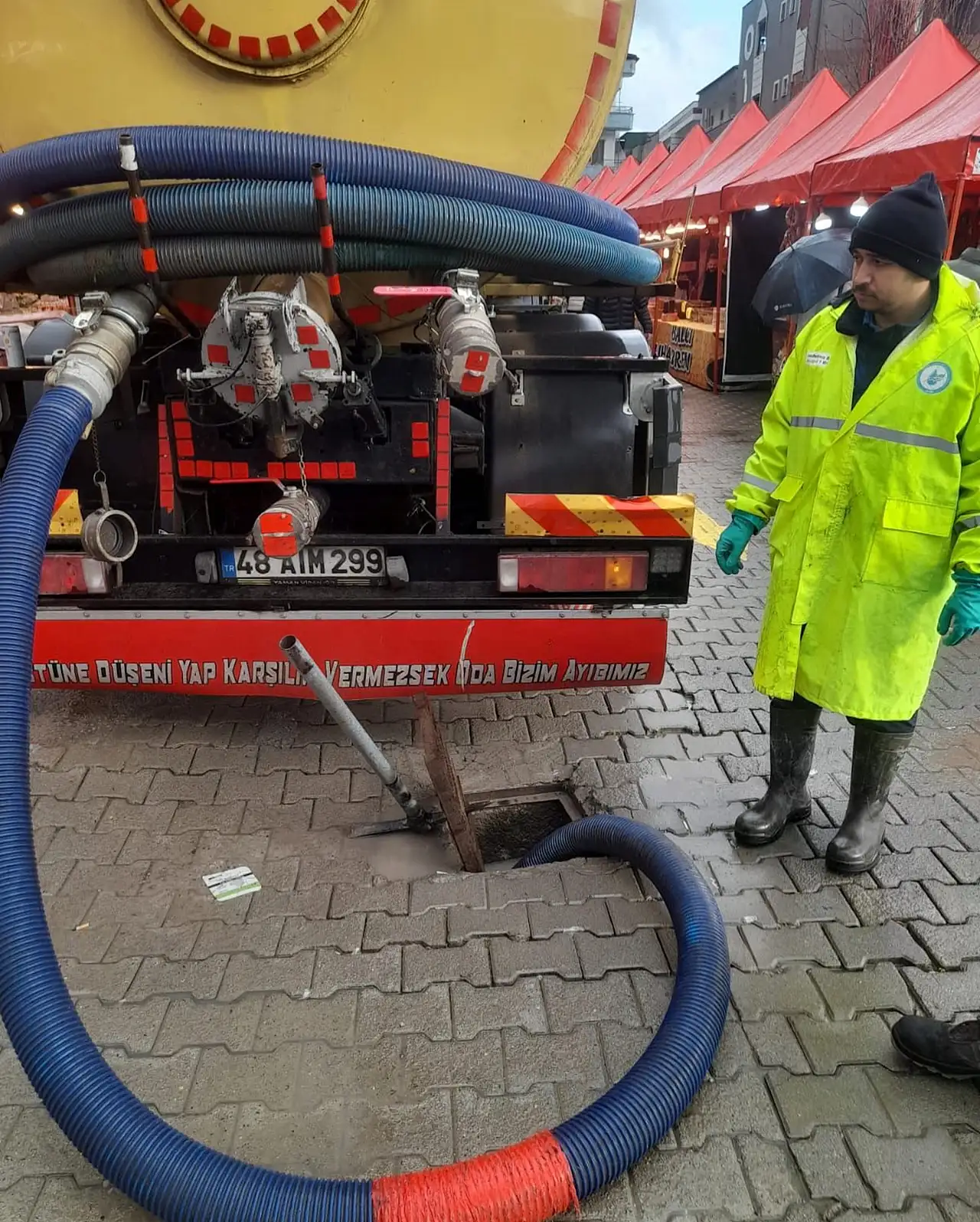 MUSKİ ekipleri 24 saat yağmur mesaisinde