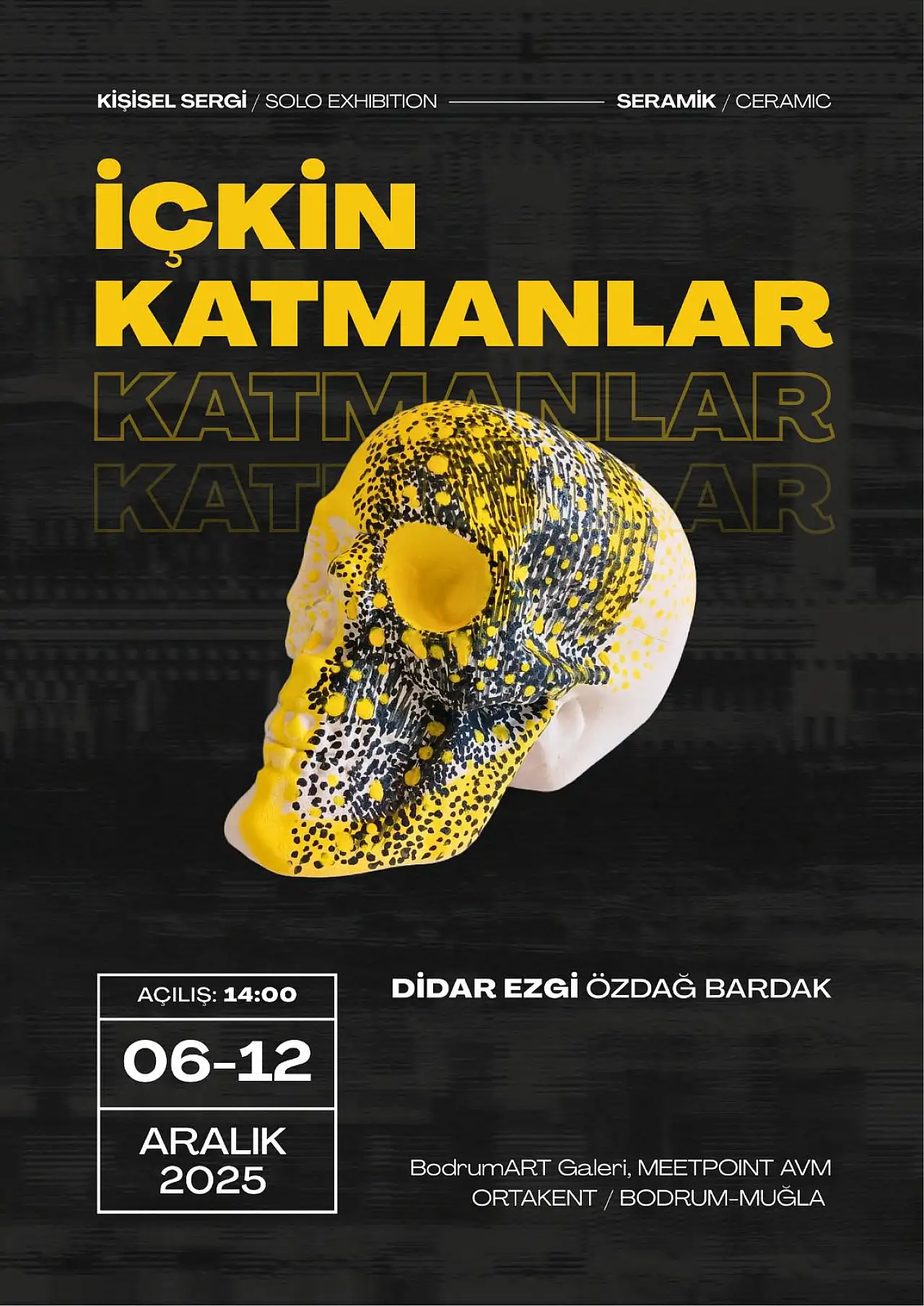 İçkin Katmanlar seramik sergisi açılıyor