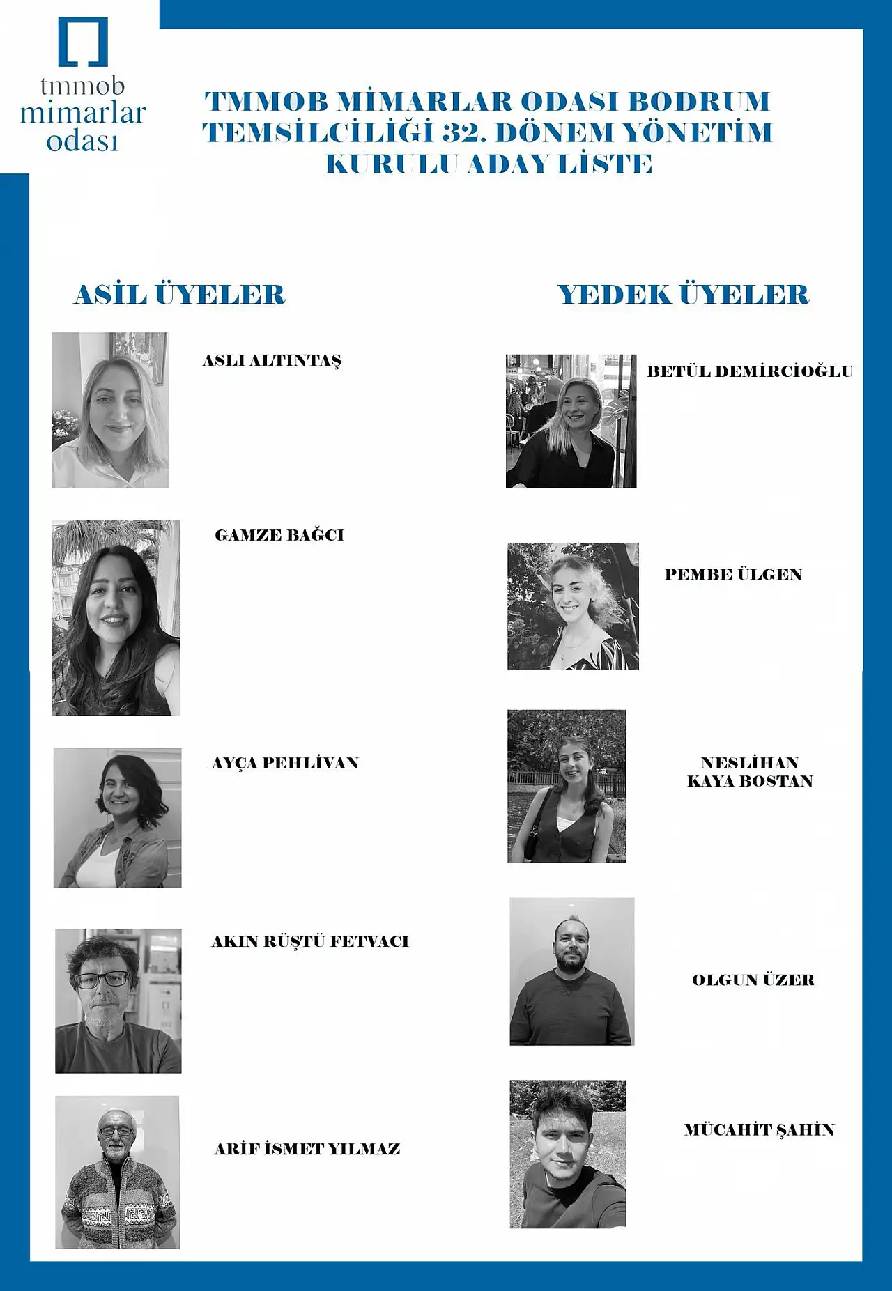 Bodrum mimarlar odasına yeni ekip mimarlar aday!