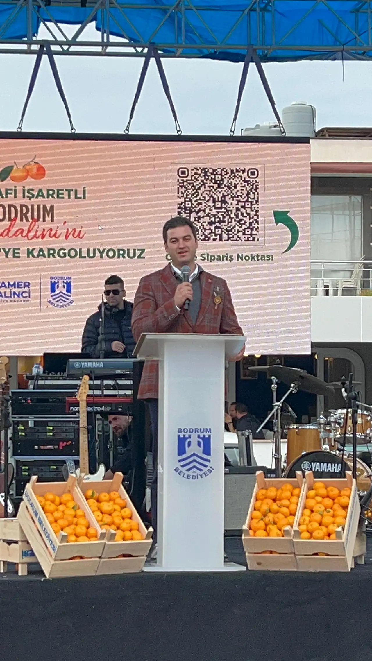 Bodrum mandalina festivali coşkuyla başlad