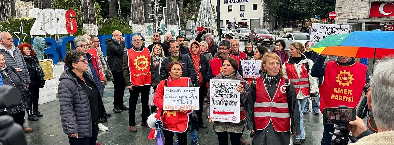 Bodrum Emek ve Demokrasi Güçlerinden geçim isyanı