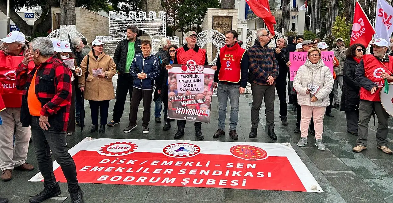 DİSK Dev Emekli-Sen Bodrum'dan ABD'ye sert tepki