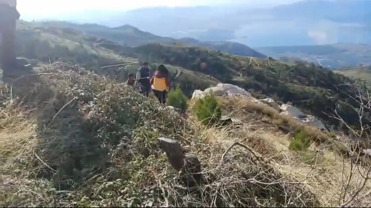 Av faciası vatandaş kayalıklardan düştü