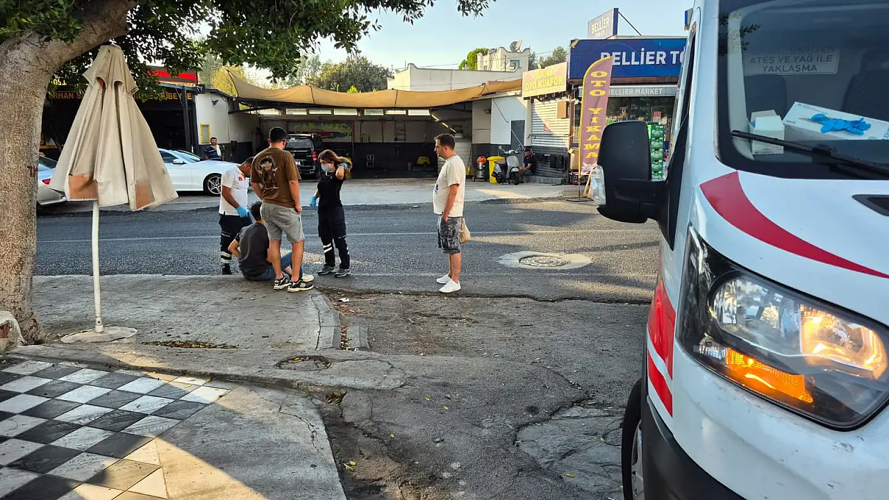 Direksiyon hakimiyetini kaybeden sürücü yaralandı !