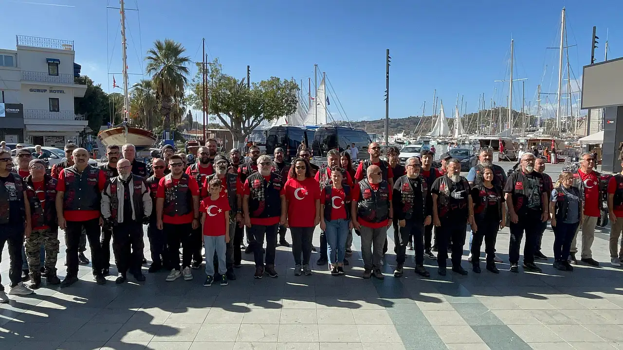 Türk Chopper Grubu Cumhuriyet coşkusunu kutladı
