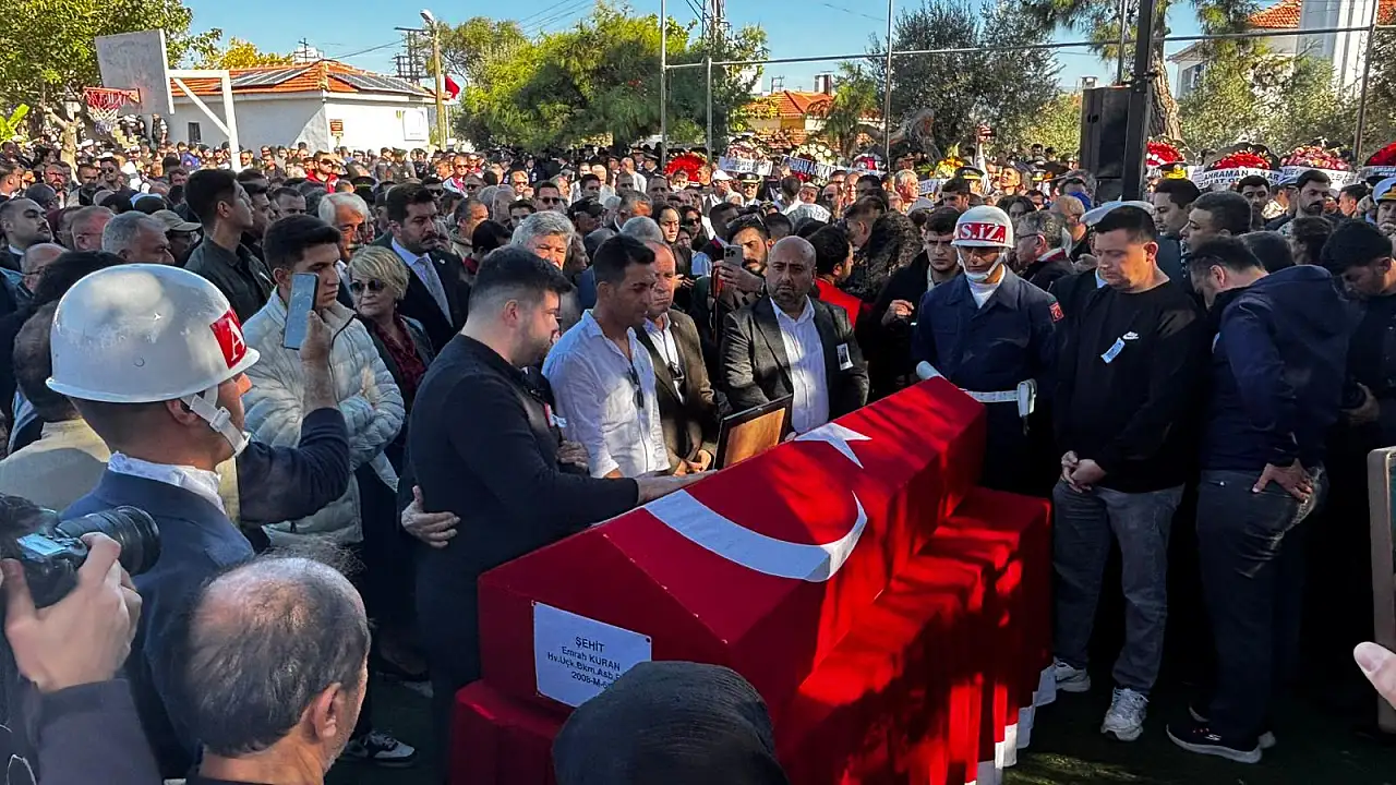 Milaslı Şehit Astsubay Kuran, son yolculuğuna uğurlandı