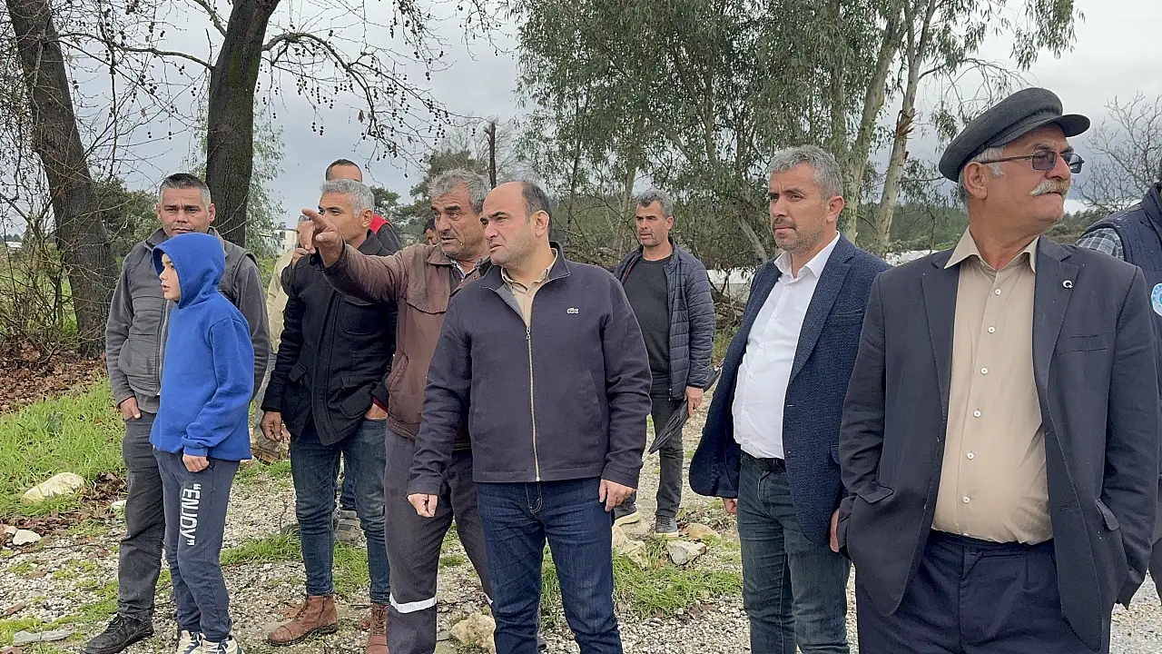 Eşen çayı taştı tarım arazileri ve hayvan barınağı sular altında kaldı