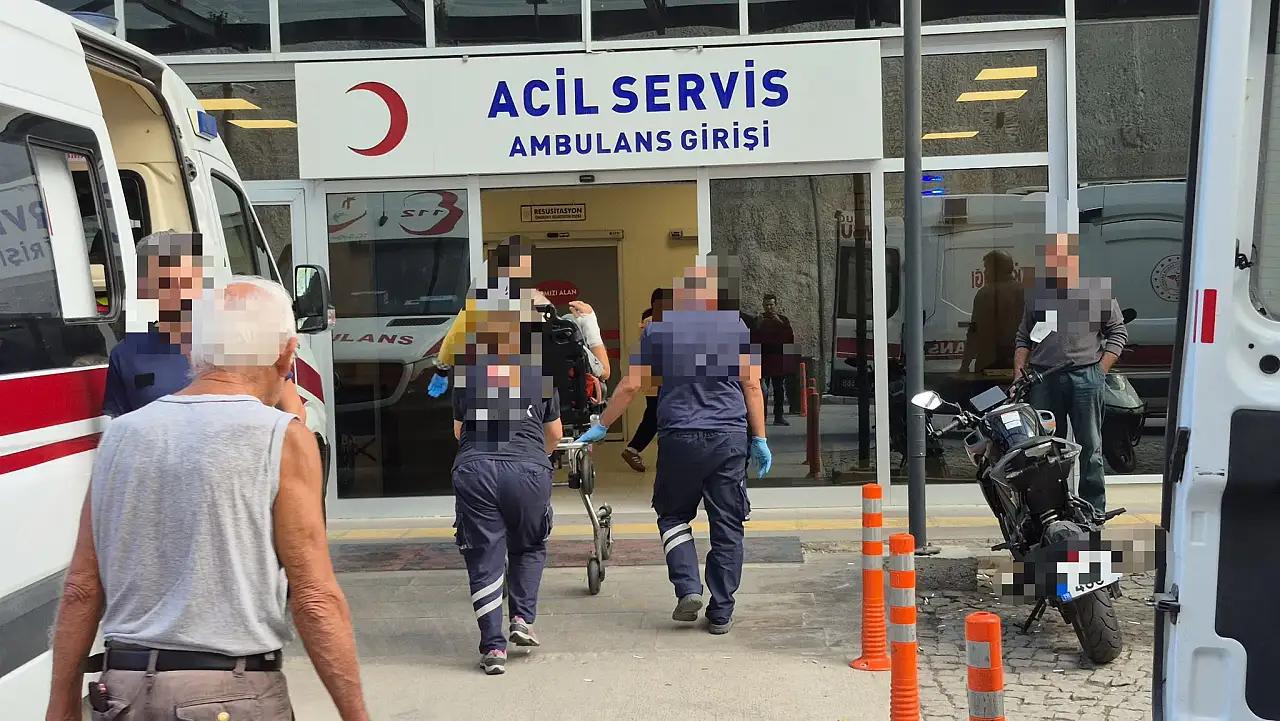 Odun motoruyla kolunu ve bacağını kesti