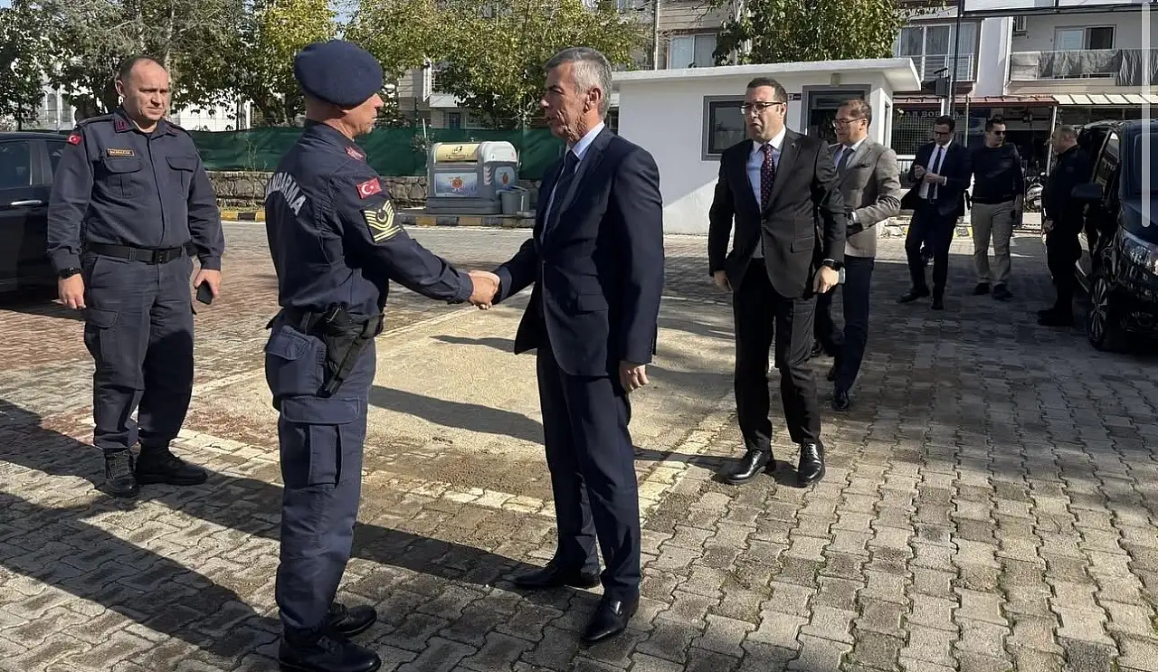 Kaymakam Ali Sırmalı'dan Jandarma Birimlerine inceleme ziyareti