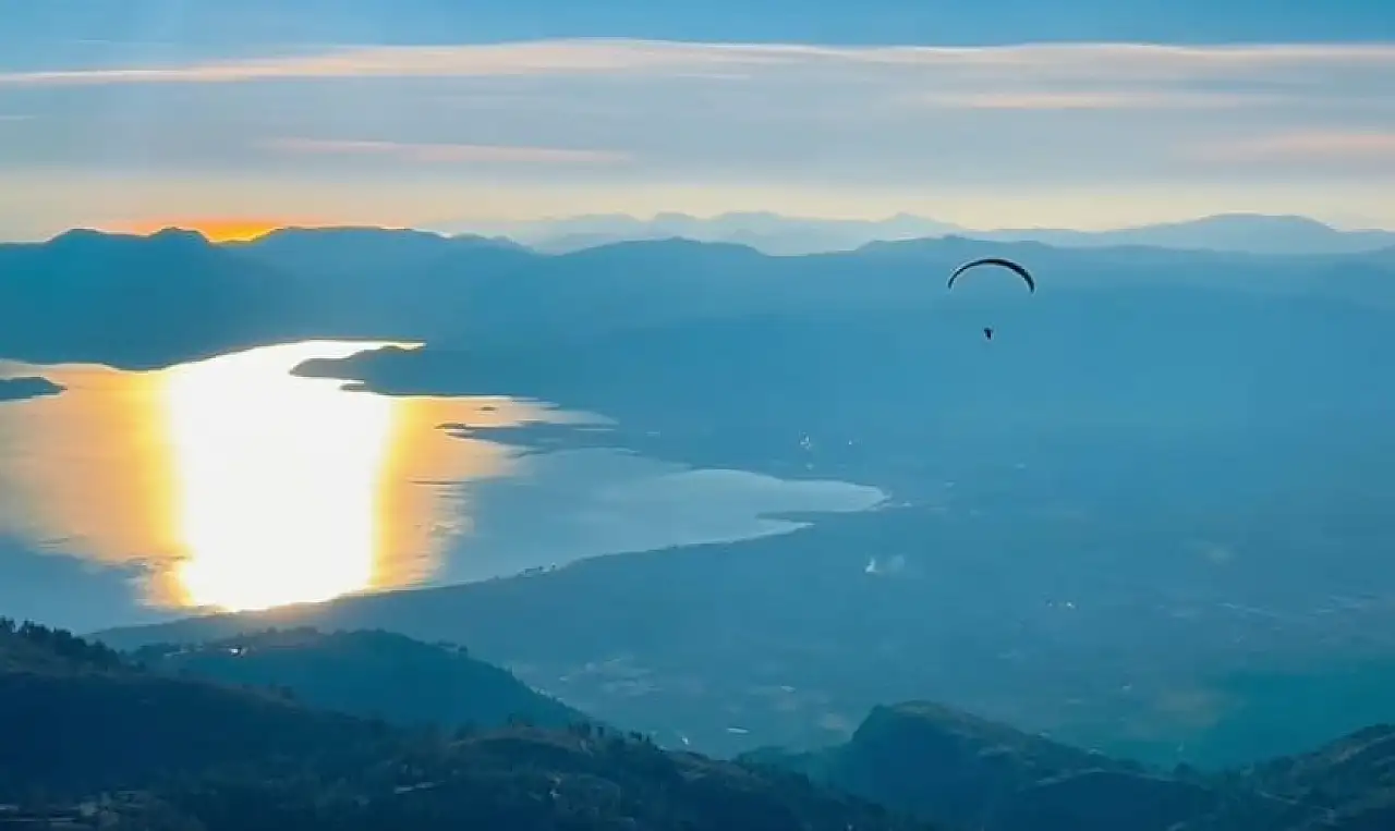 Gölgören Dağı yamaç paraşütüne uygun bulundu