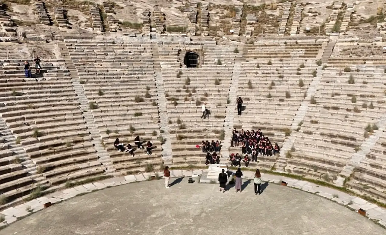 Çocuklar Bodrum tarihini renklerle keşfetti