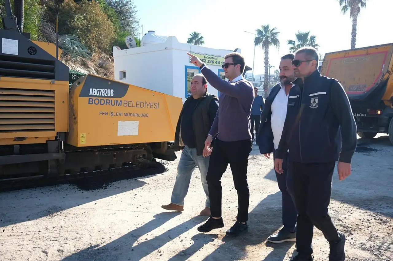 Bodrum Belediyesinden Üstyapı Çalışmaları