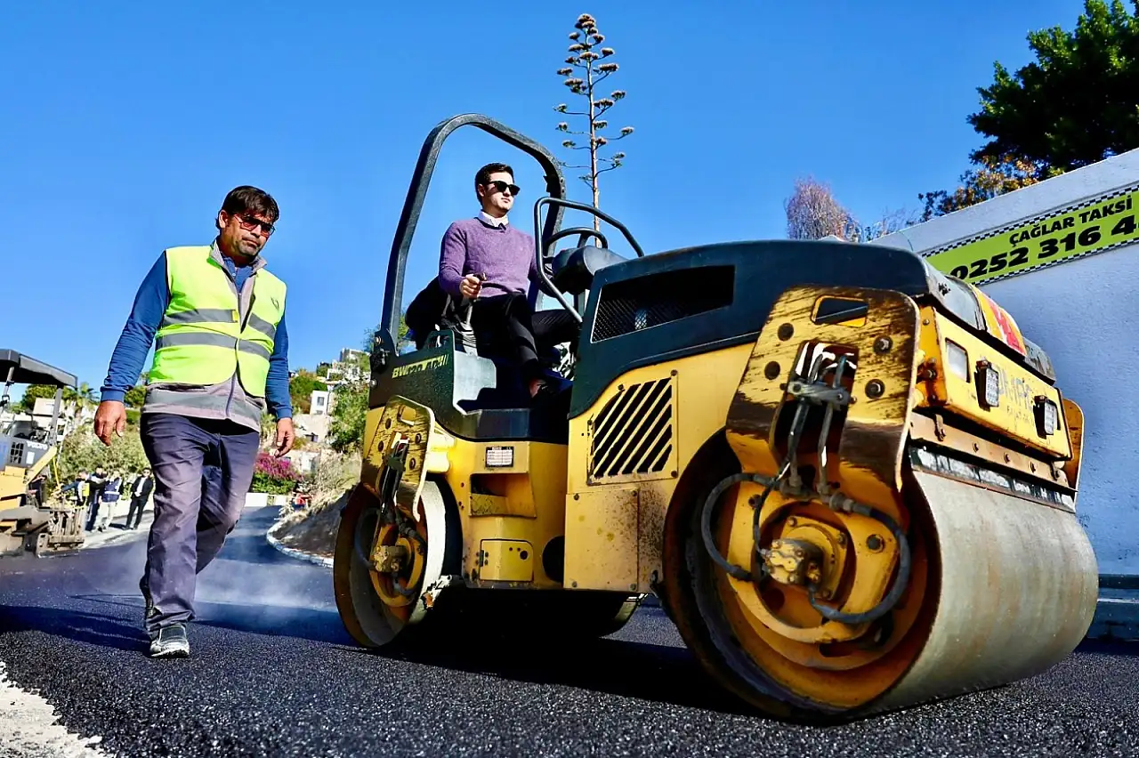 Bodrum Belediyesinden Üstyapı Çalışmaları