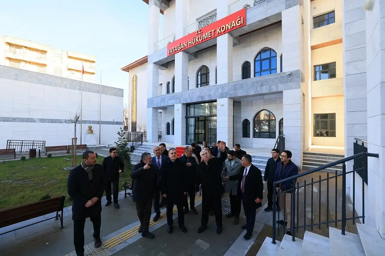 Vali Akbıyık, Yatağan Hükümet Konağı'nı inceledi