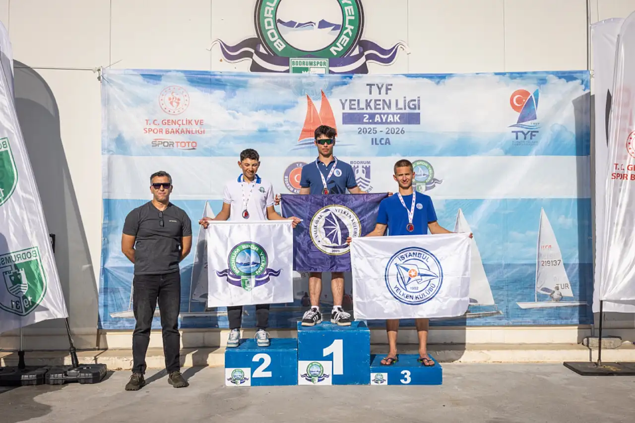 TYF yelken ligi ILCA 2. ayak yıldızlar kupası Bodrum'da tamamlandı