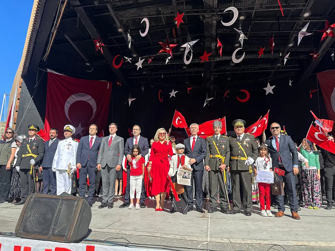 Cumhuriyet'in 102. Yılında Bodrum tek yürek oldu