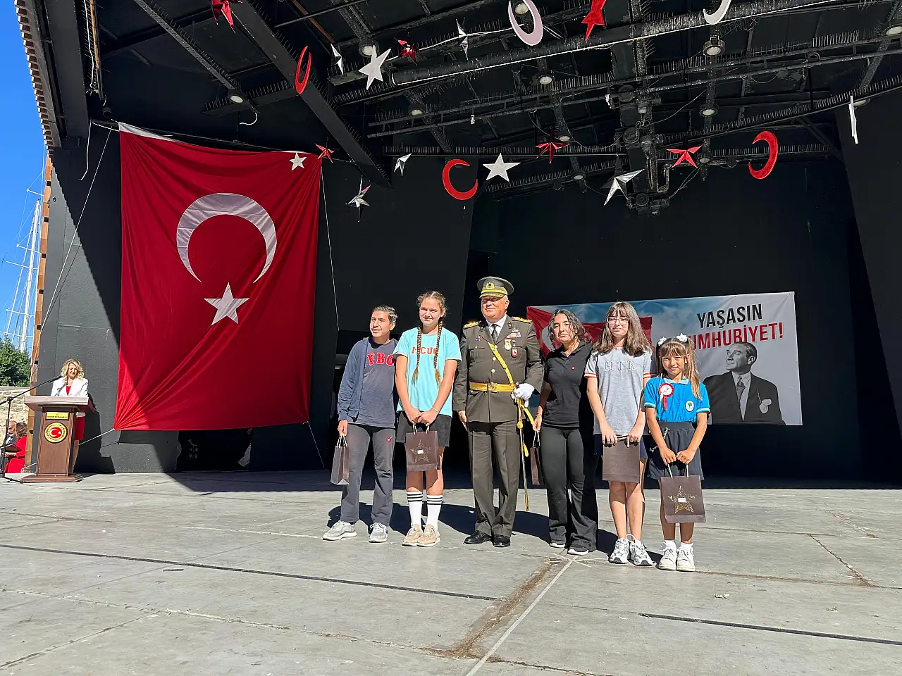 Cumhuriyet'in 102. Yılında Bodrum tek yürek oldu