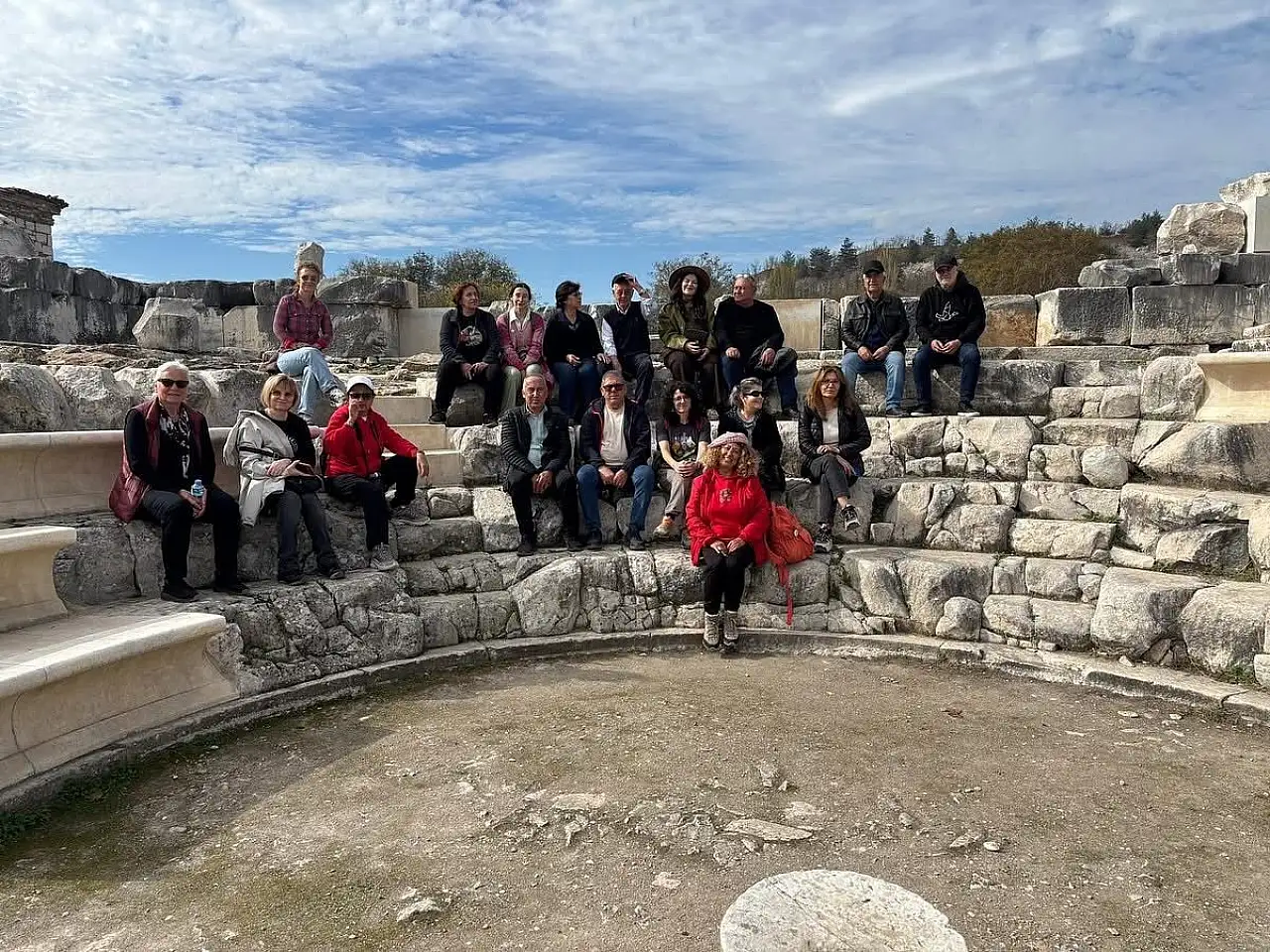 Stratonikeia antik kenti sanatseverleri ağırladı