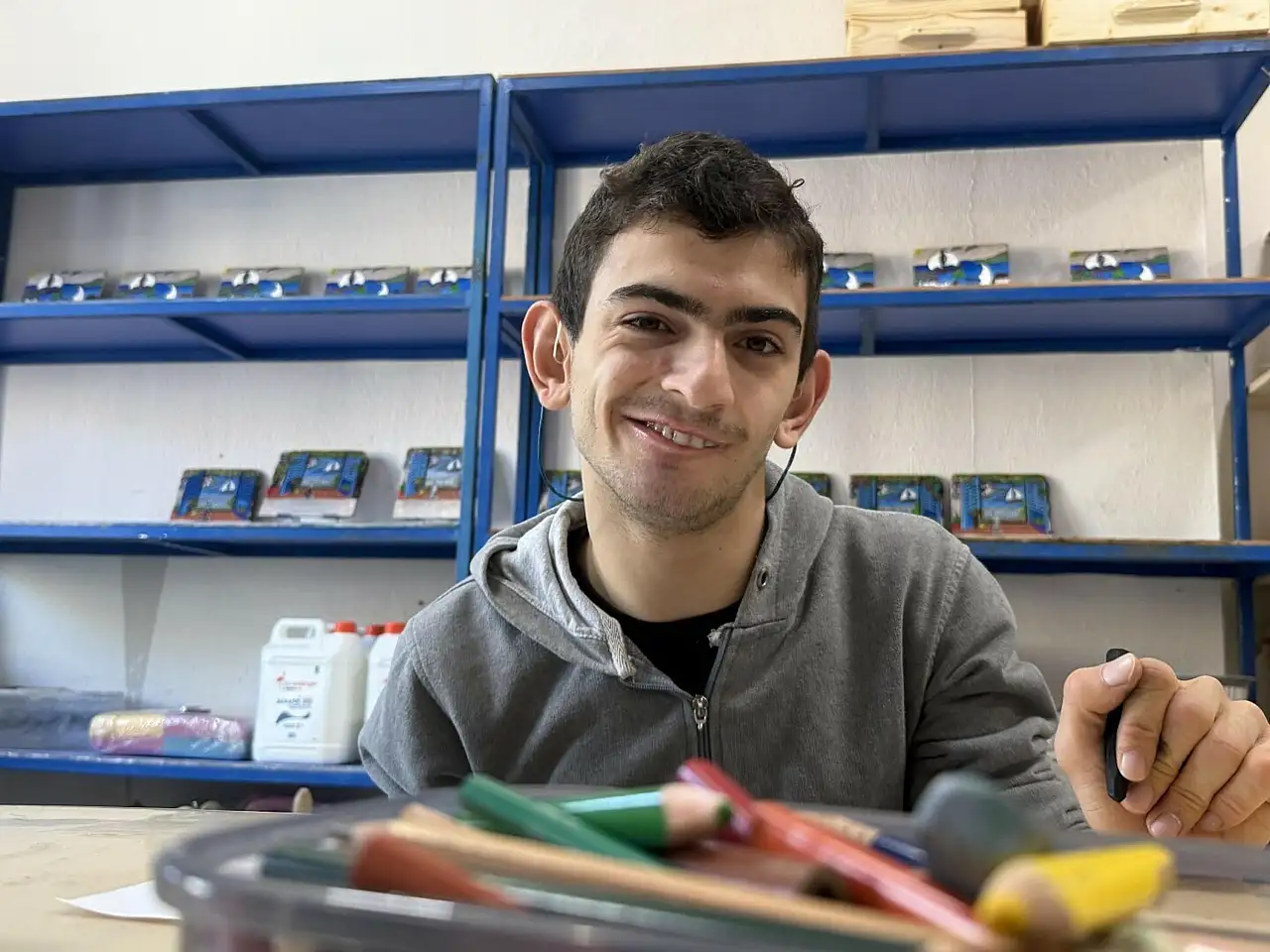 Kas hastası Can, sanatla ve sosyal etkinliklerle hayata tutunuyor