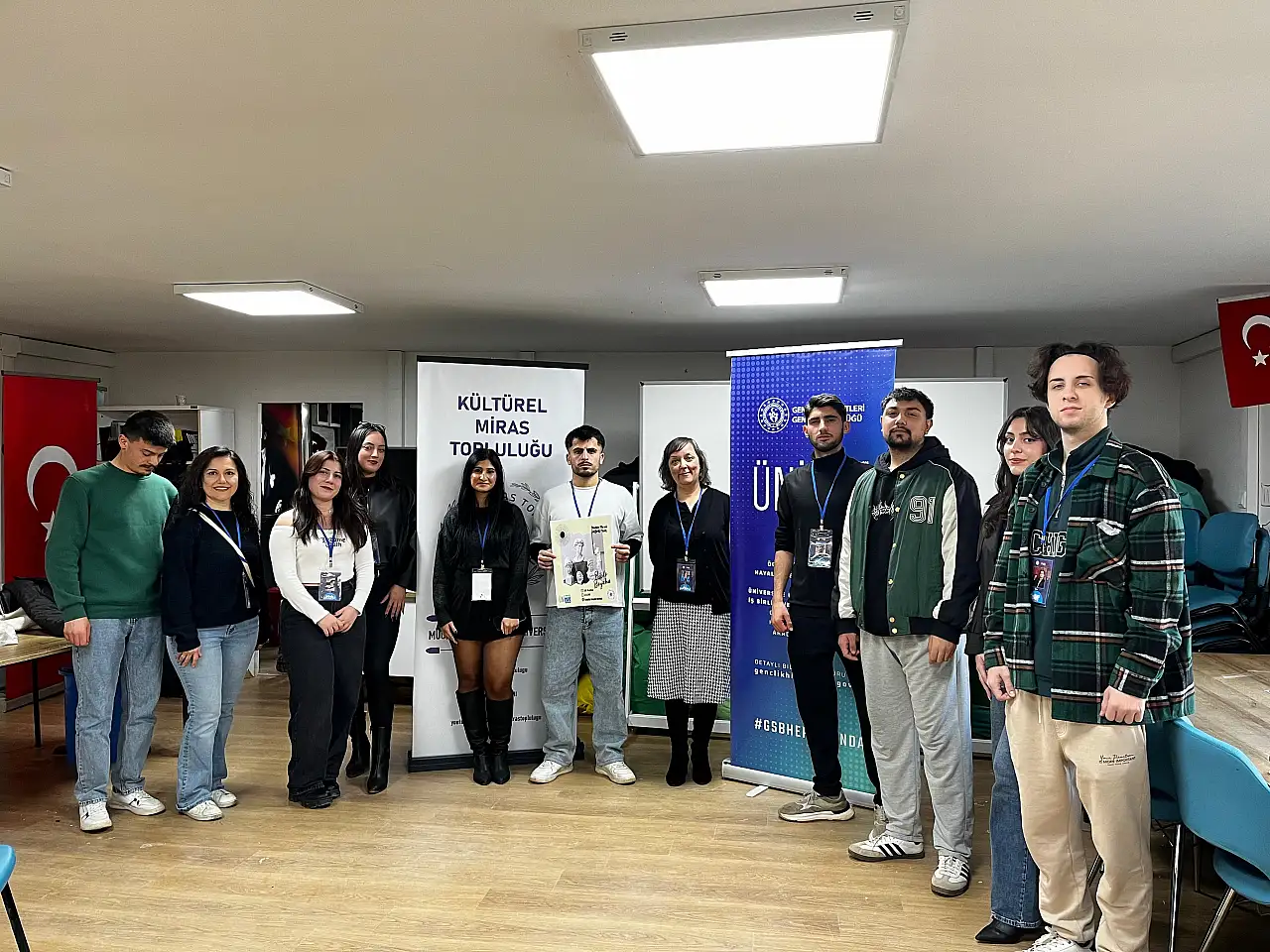 Kötekli Gençlik Merkezi'nde Ünides projesi