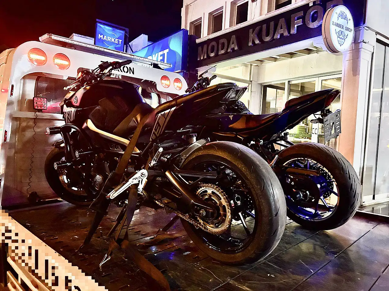 Bodrum'da açılır-kapanır plakalı motosikletlere sivil operasyon