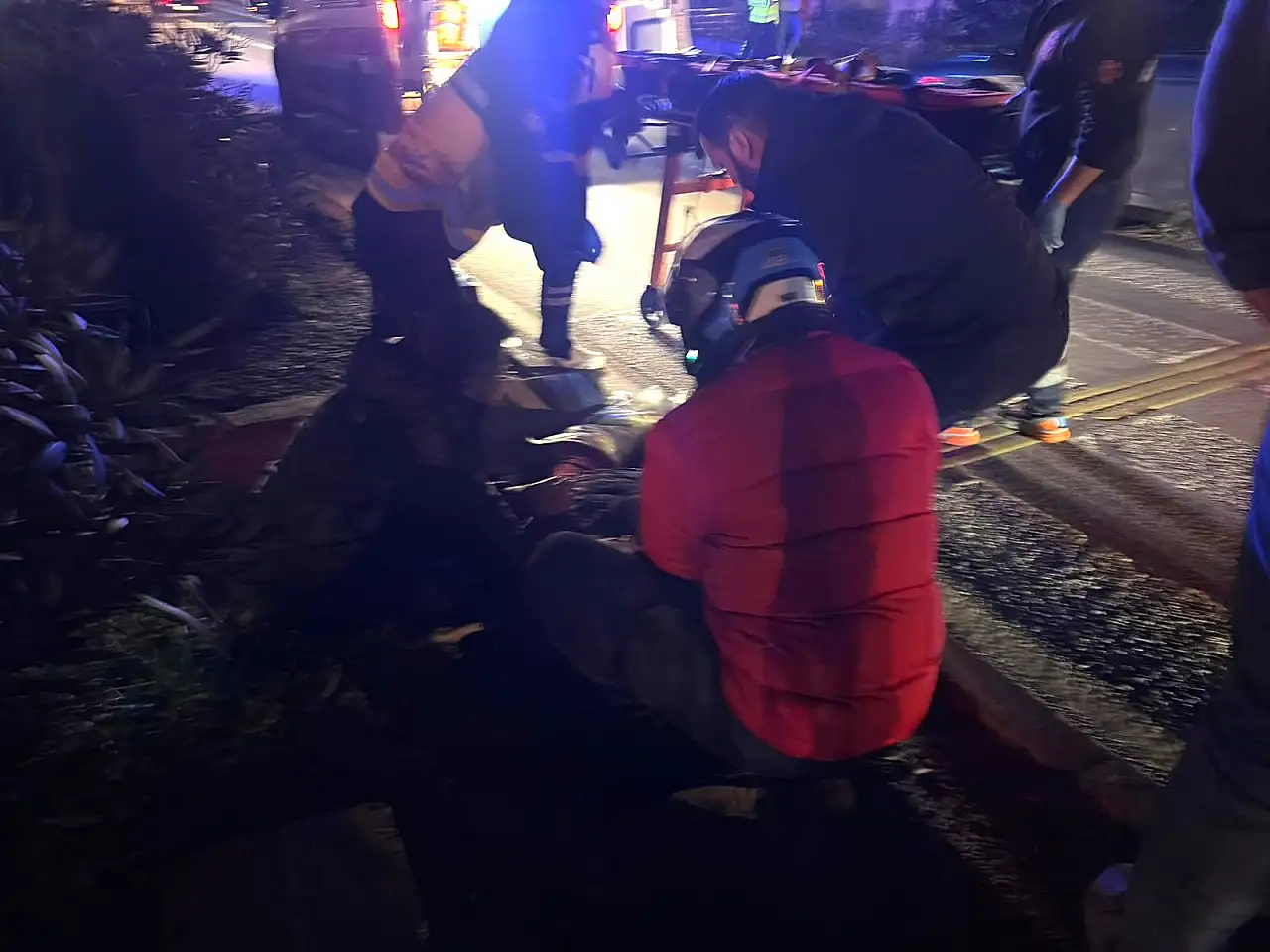 Bodrum Kıbrıs Şehitleri caddesi'nde yayaya otomobil çarptı