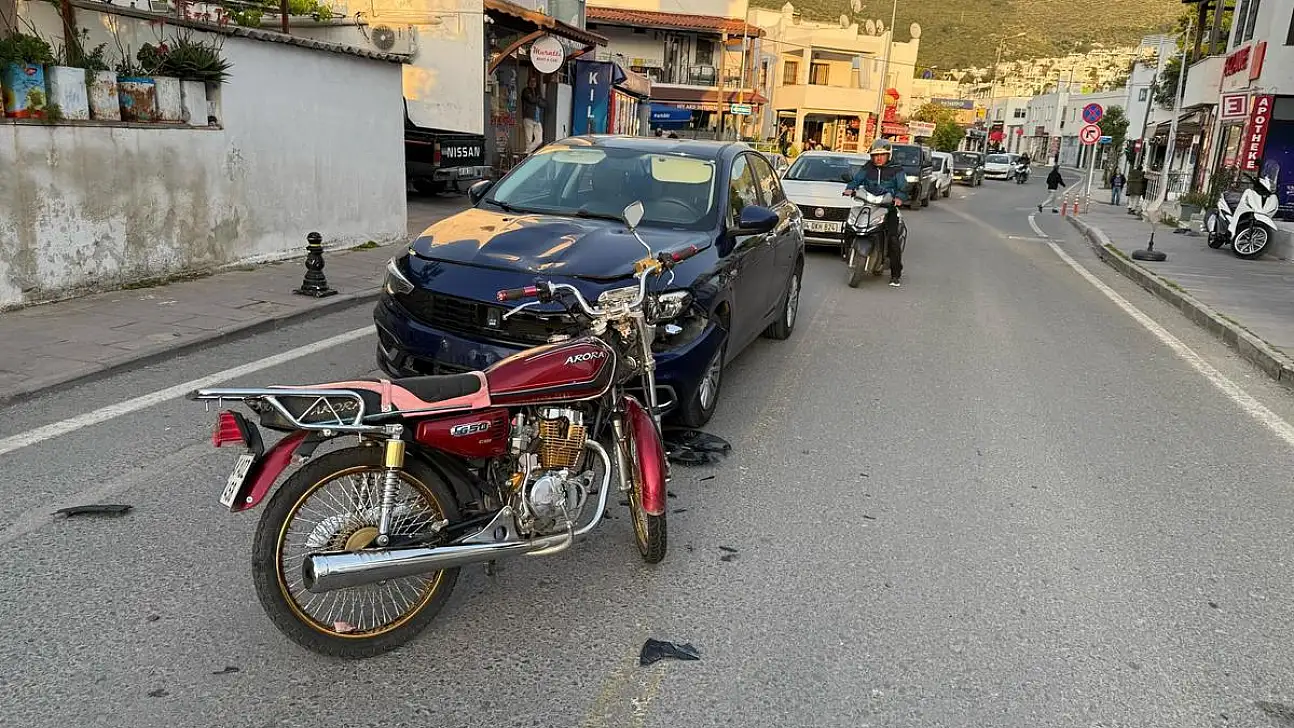 Bodrum'da Trafik Kazası: 1 Kişi Yaralandı