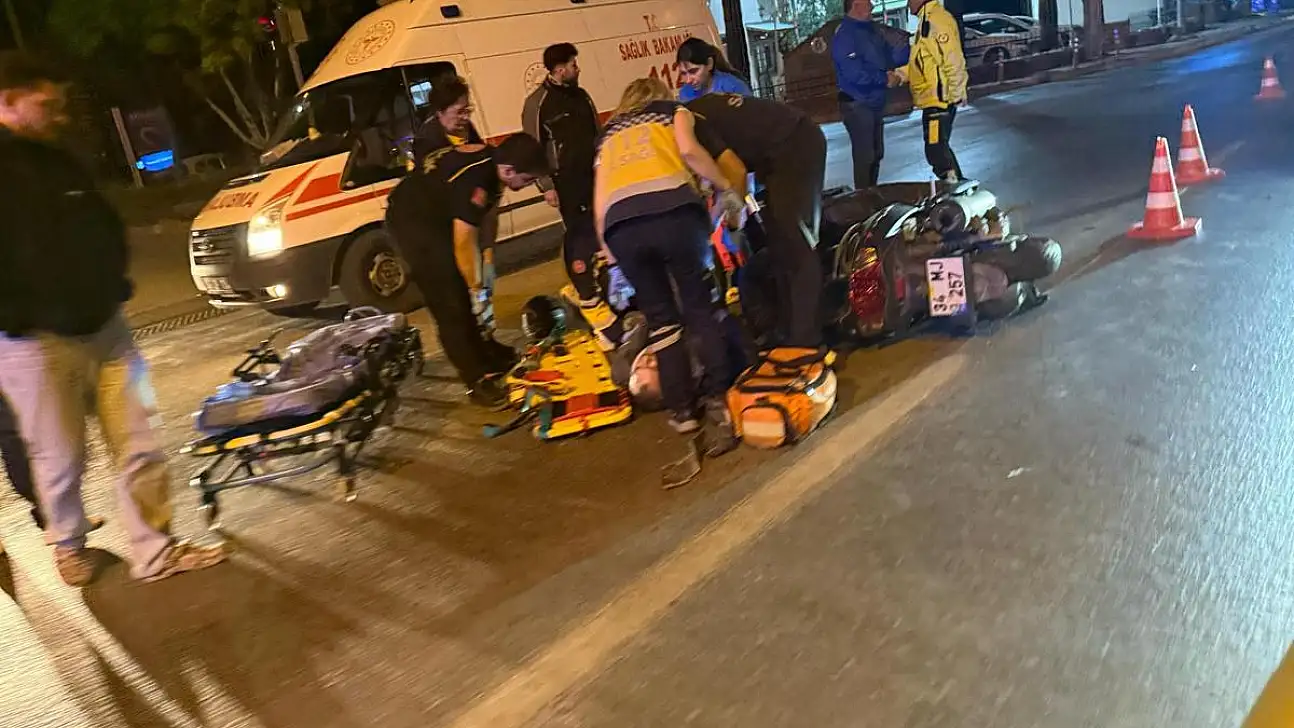 Konacık'ta Gece Saatlerinde Motosiklet Kazası: 1 Yaralı