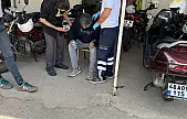 Ehliyet Eğitimi Kazayla Sonlandı: Yaralı Hastaneye Sevk Edildi