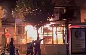 Gece yarısı çıkan yangında tamirhane kül oldu, ekipler seferber edildi