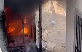 Tüplü depoda çıkan yangın paniğe yol açtı