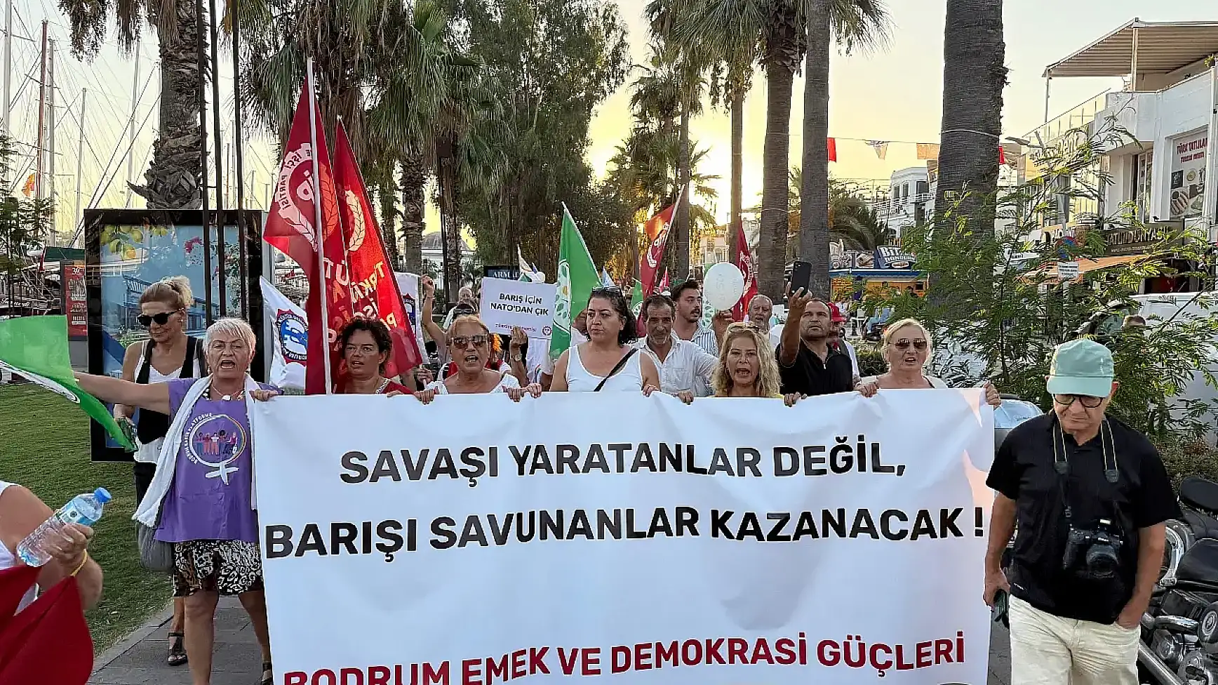 1 Eylül Dünya Barış Gününde 'İsrail' Protestosu