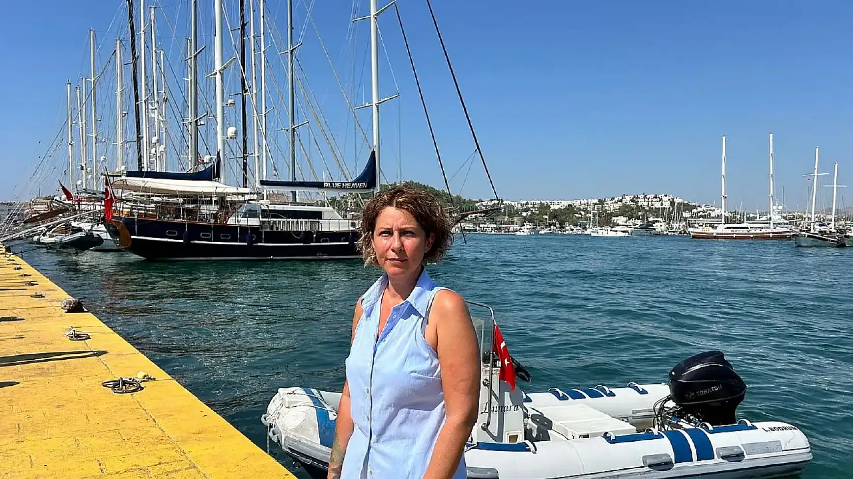 Bodrum 'istilacı yat türü'nün kuşatması altında