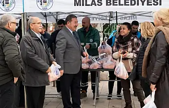 1 Ton Portakal ücretsiz dağıtıldı