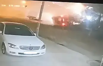 18 yaşındaki gencin hayatını kaybettiği kaza kameraya yansıdı