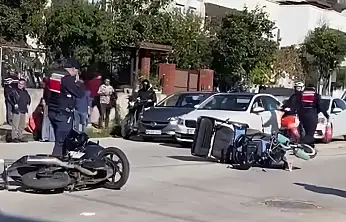 2 motosiklet kafa kafaya çarpıştı 1 ölü