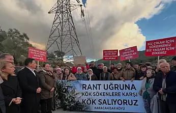 Akbelen'de acele kamulaştırma kararına tepki topraklarımızı terk ttmeyeceğiz